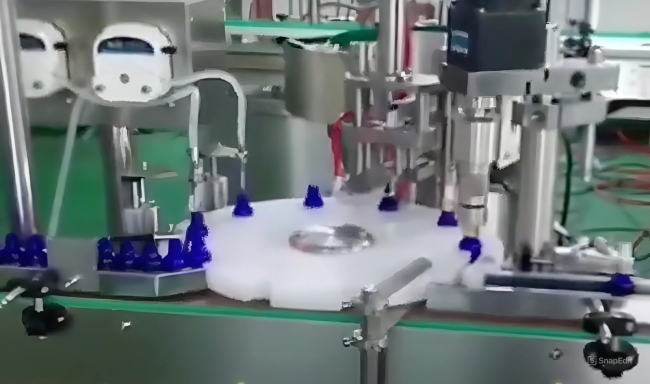 máy chiết rót mâm xoay để chiết tinh dầu, nước hoa